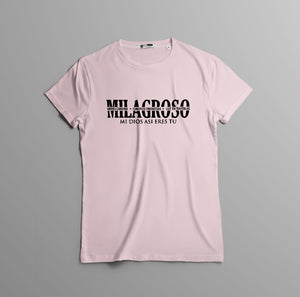 Camiseta 'Milagroso Creer' - Fe y Asombro en Algodón 100% Inspirador cristiana