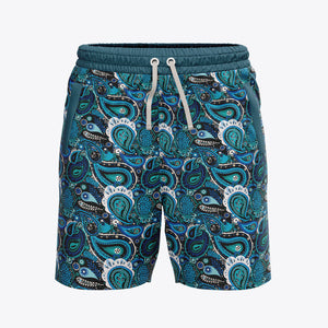 Bermudas / pantalonetas para caballero estampadas Azul