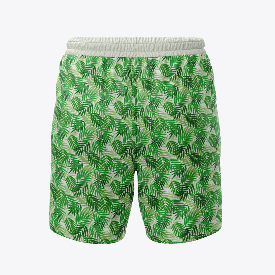 Bermudas / pantalonetas para caballero estampadas Planta Verde