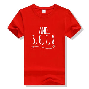 Camiseta estampada tipo T-shirt And  5,6,7,8