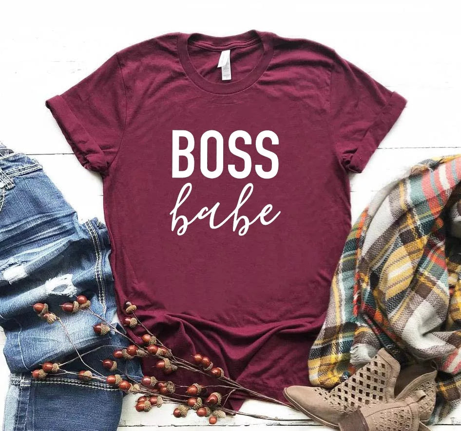 Camisa estampada tipo T- shirt BOSS Babe