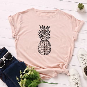 Camisa estampada tipo T-shirt Piña