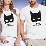Camiseta estampada T-shirt Cat woman / Batman