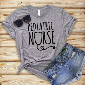 Camisa estampada tipo T-shirt Pediatric Nurse
