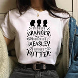 Camisa estampada  tipo T-shirt   Estudia como un Granger (Harry Potter)