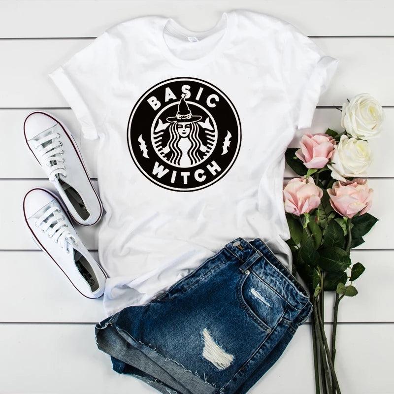 Camisetas estampada tipo T-shirt   BASIC WITCH