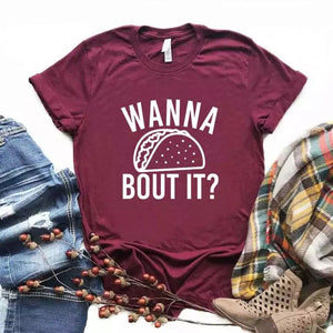 Camisa estampada tipo T-shirt Wanna TACO Bout it?