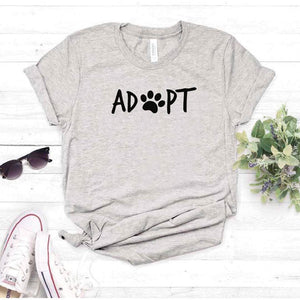 Camisa estampada tipo T- shirt Adopt (huella)