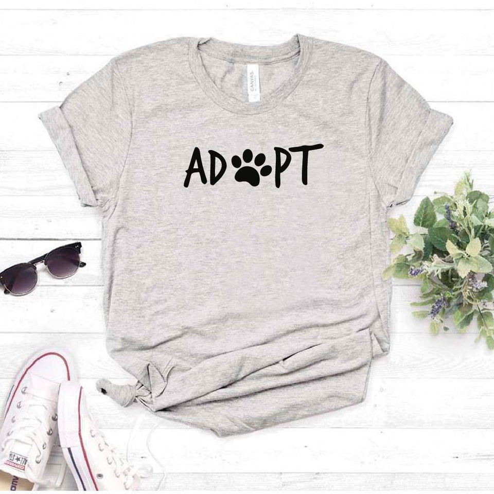 Camisa estampada tipo T- shirt Adopt (huella)