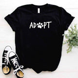 Camisa estampada tipo T- shirt Adopt (huella)