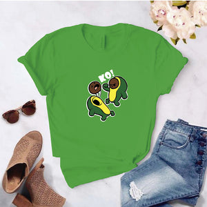 Camisa estampada  tipo T-shirt  aguacate KO