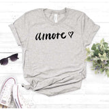 Camiseta estampada Tshirt  AMORE