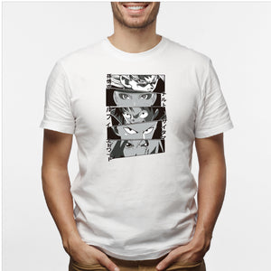 Camisa estampada en algodón para hombre tipo T-shirt Anime