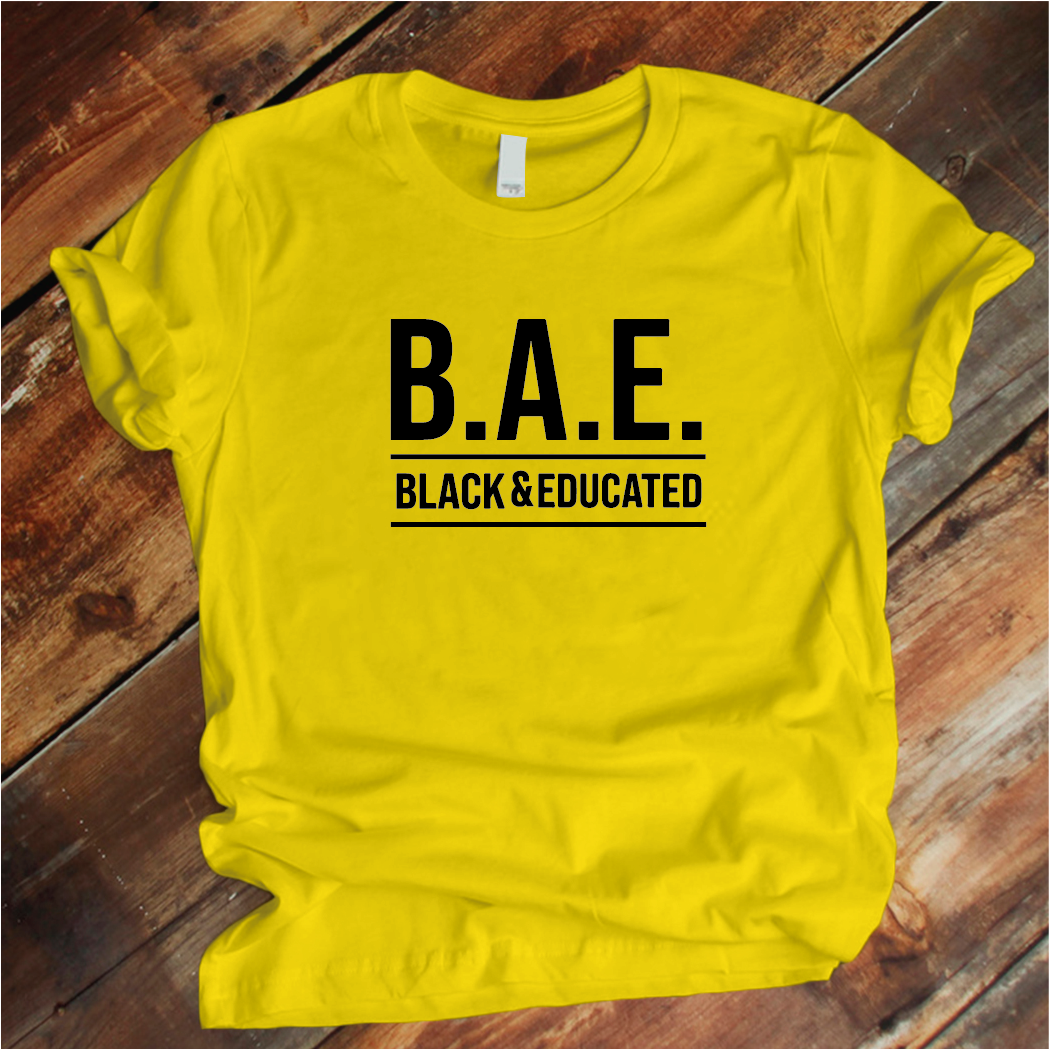 Camiseta estampada tipo T-shirt Black & Educated (HOMBRE)