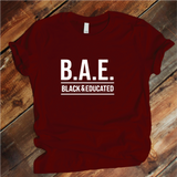 Camiseta estampada tipo T-shirt Black & Educated (HOMBRE)