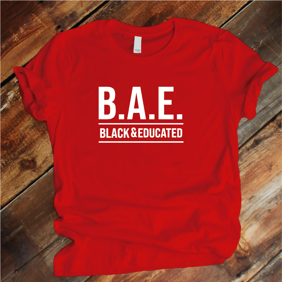 Camiseta estampada tipo T-shirt Black & Educated (HOMBRE)