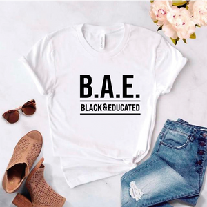 Camiseta estampada tipo T-shirt Black & Educated