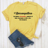 Camiseta Estampada T-shirt Barranquilera currambera