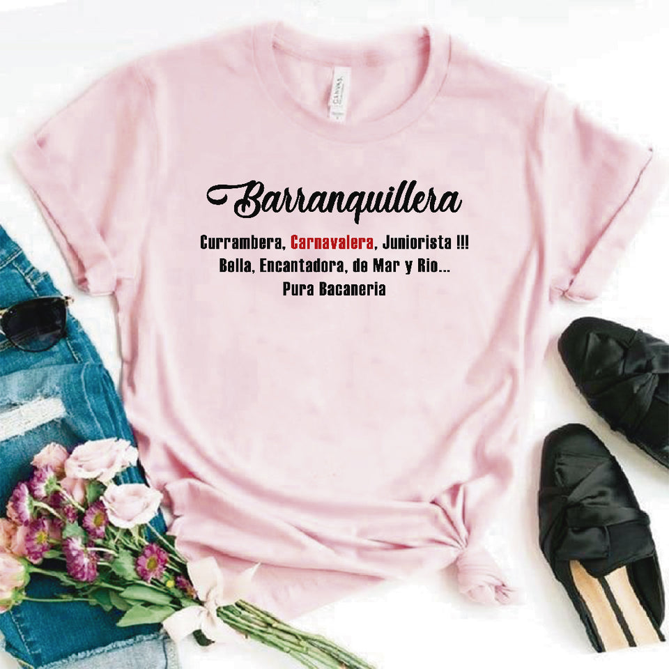 Camiseta Estampada T-shirt Barranquilera currambera