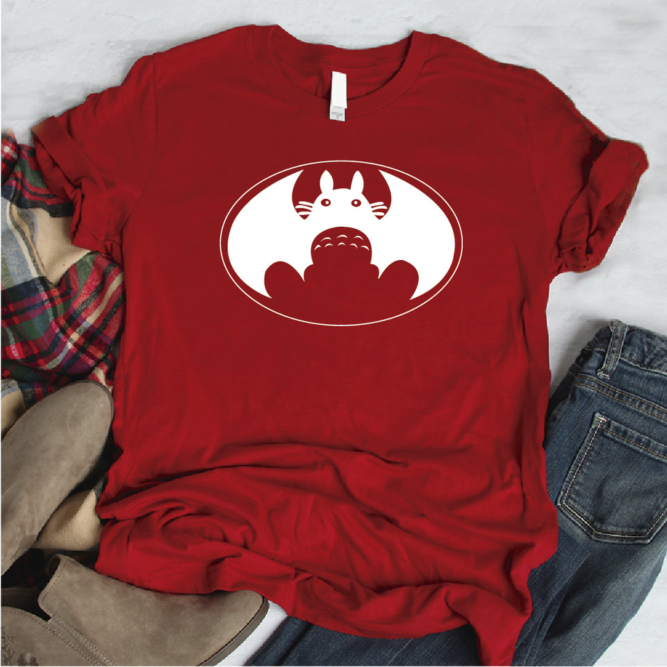 Camiseta estampada tipo T- shirt Totoro (Batman)
