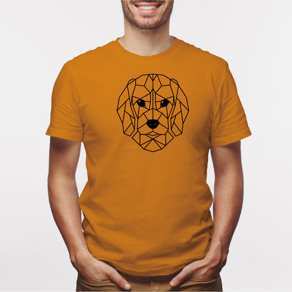 Camisa estampada para hombre  tipo T-shirt Beagle Geometrico