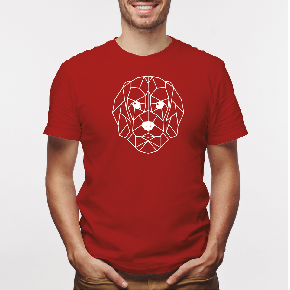 Camisa estampada para hombre  tipo T-shirt Beagle Geometrico