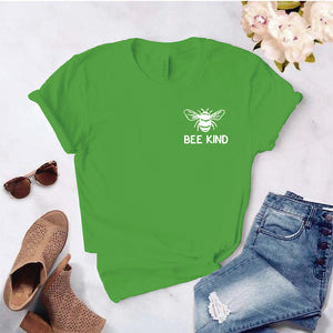 Camiseta estampada Tshirt Abeja be kind