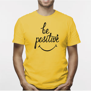 Camisatas estampada para hombre  tipo T-shirt  BE POSITIVE