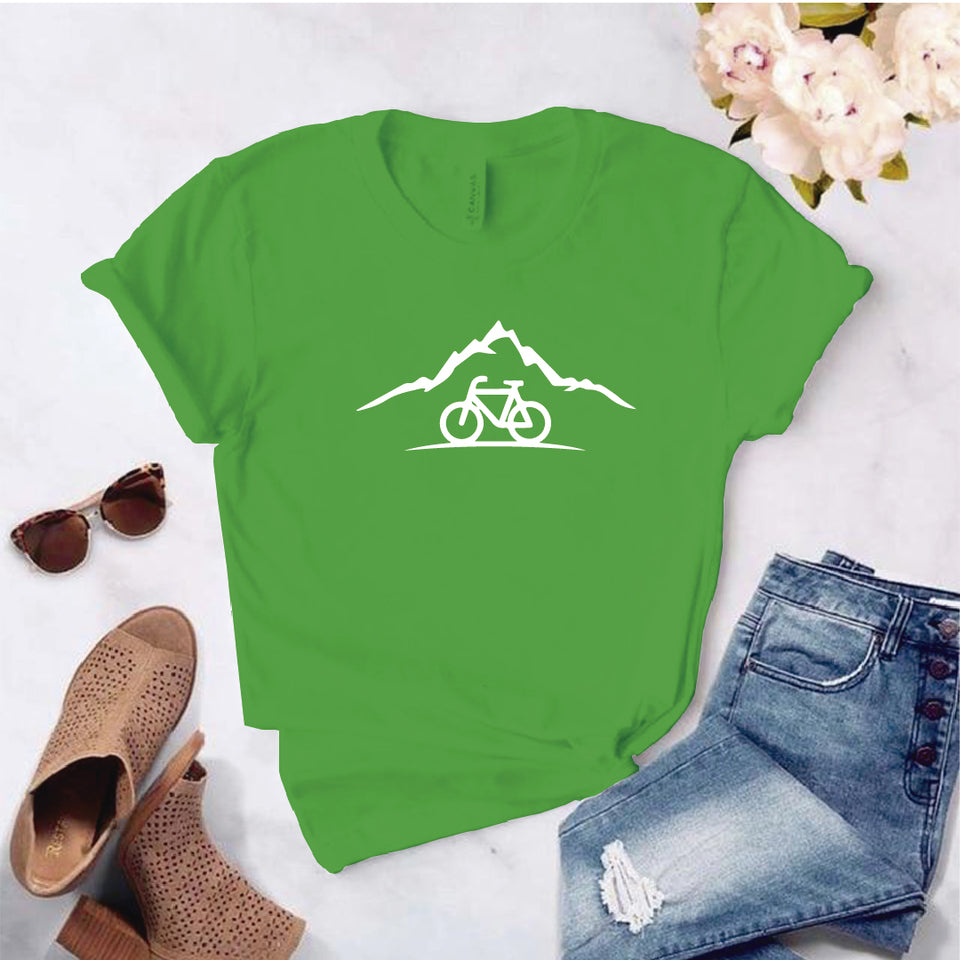 Camisa estampada  tipo T-shirt Bicicleta Montaña