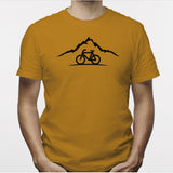 Camisa estampada para hombre  tipo T-shirt Bicicleta Montaña