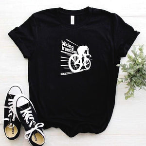 Camisa estampada  tipo T-shirt BIKING FREEDOM