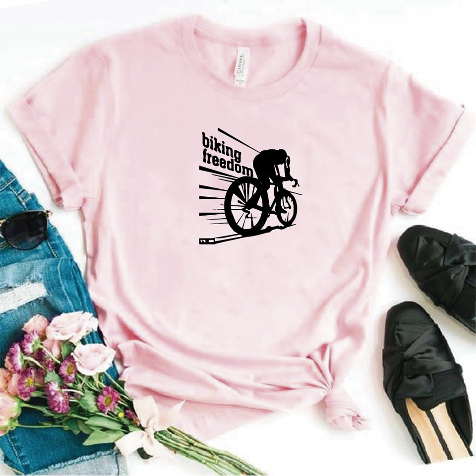 Camisa estampada  tipo T-shirt BIKING FREEDOM