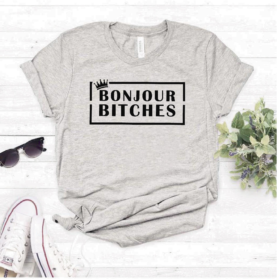 Camiseta Estampada T-shirt Bonjour Bitches