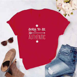 Camiseta Estampada T-shirt Born to be Authentic