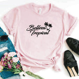 Camiseta Estampada T-shirt Belleza tropical