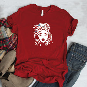 Camisa estampada tipo T- shirt Chica Rasta