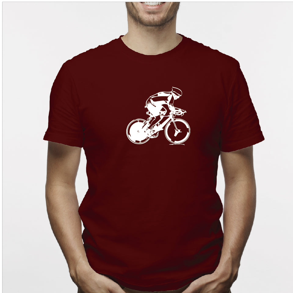 Camisa estampada para hombre  tipo T-shirt Bicicleta ciclista de ruta caballero