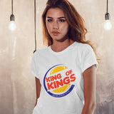 Camiseta T-shirt mujer cristiana KINGS OF KINGS