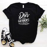Camisa estampada Cristiana tipo T- shirt Dios hará grandes cosas