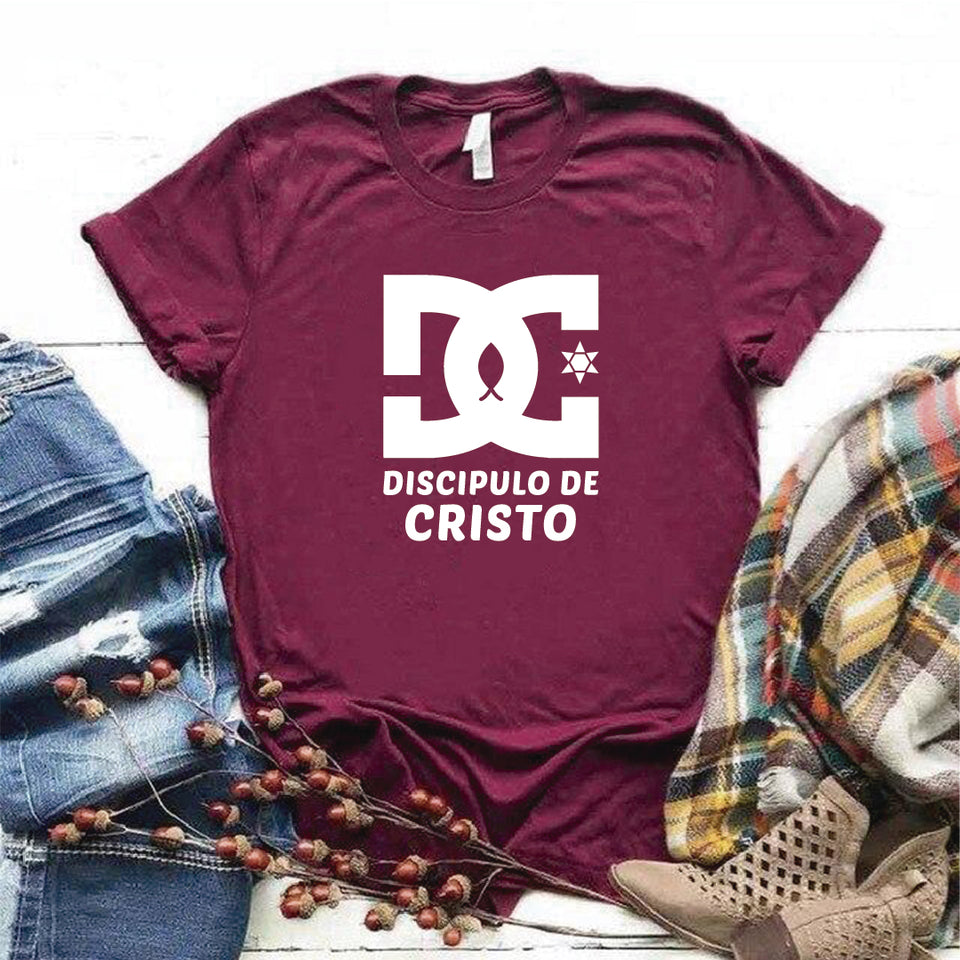 Camiseta T-shirt mujer cristiana DISCIPULO DE CRISTO