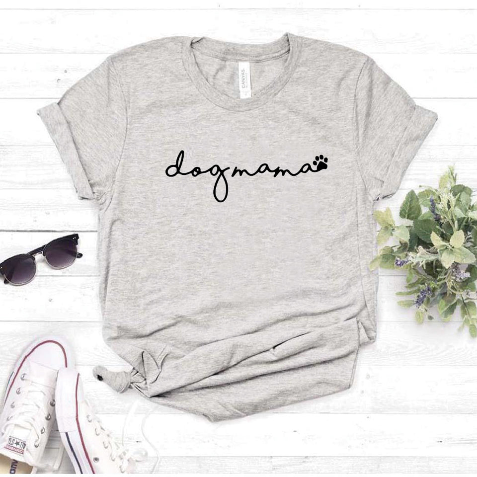 Camisa estampada  tipo T-shirt Dog mama