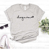 Camisa estampada  tipo T-shirt Dog mama