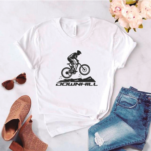 Camiseta estampada  tipo T-shirt DOWNLINE BICICLETA SOBRE MONTAÑA (CICLISTAS)