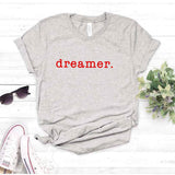 Camiseta estampada tipo T- shirt DREAMER