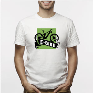 Camisa estampada para hombre  tipo T-shirt Bicicleta E BIKE