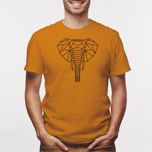 Camisa estampada para hombre  tipo T-shirt Elefante Geometrico 3