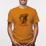 Camiseta estampada  tipo T-shirt ENJOY THE RIDE (CICLISTAS)