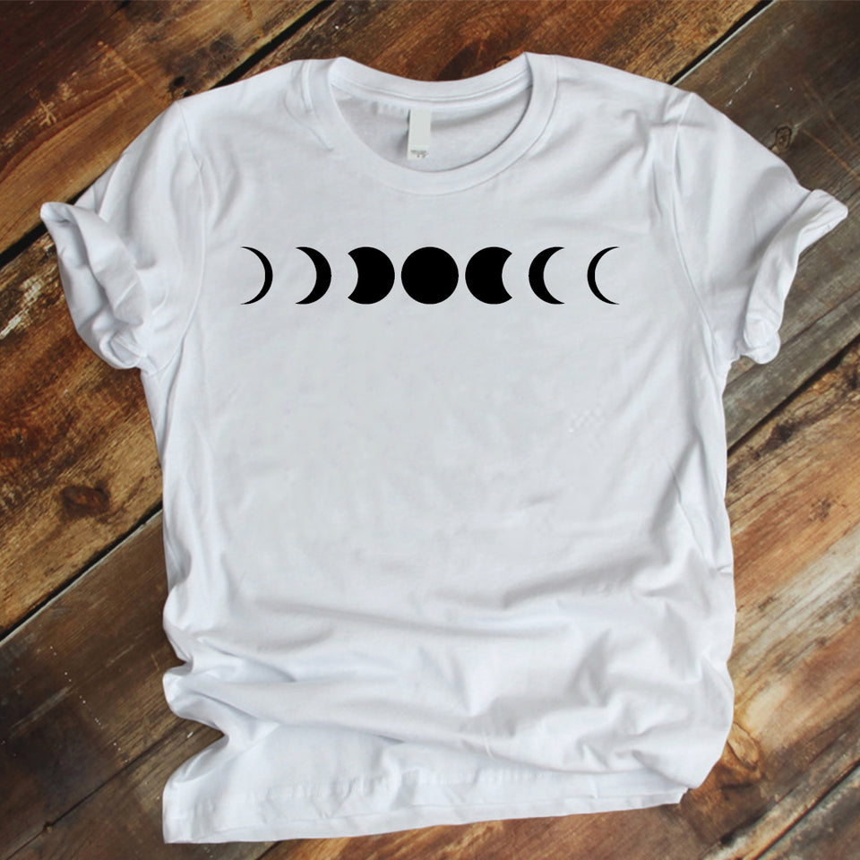 Camiseta Estampada T-shirt Fases lunares