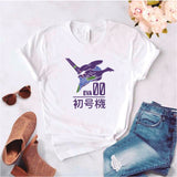 Camisa estampada tipo T-shirt de polialgodon Eva 00