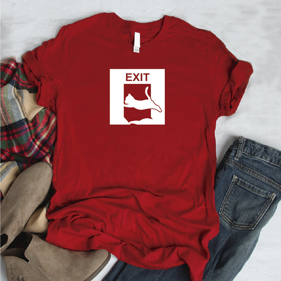 Camisa estampada  tipo T-shirt GATO EXIT